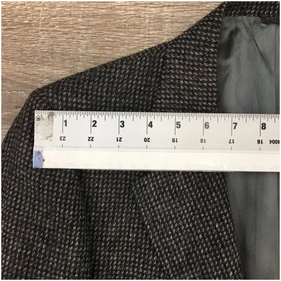 VINTAGE STAFFORD Mens‎ Tweed Blazer Sport Coat Casual Jacket Size 40L Wool Suit